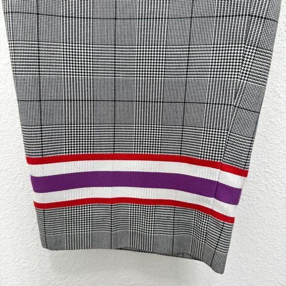 Emperio Armani Glen Plaid Striped Ankle Dress Pants Casual Office Career - Picture 8 of 10